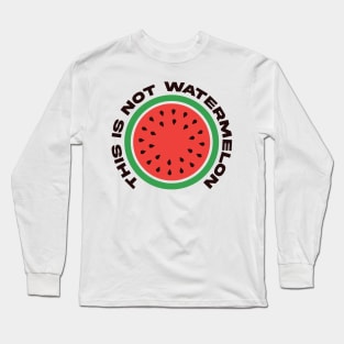 Palestine Watermelon Long Sleeve T-Shirt